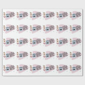 Gezegde van Snarky Hostess Houseechtgenote Cadeaupapier (Vlak)