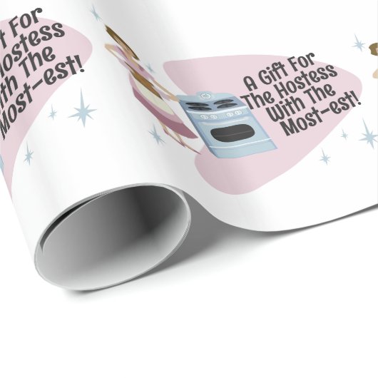 Gezegde van Snarky Hostess Houseechtgenote Cadeaupapier (Rol Hoek)
