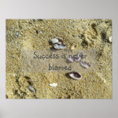 Gezegde van succeswijsheid en poster van foto's (Voorkant)