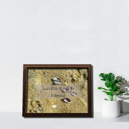 Gezegde van succeswijsheid en poster van foto's