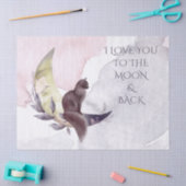 Gezegde van Whimsical Cat Moon Tissuepapier (Craft)