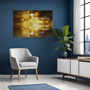 Gezegde vergeet wat je Inspirerend doet Poster