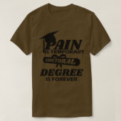Gezegde voor doctoraatsthesis Funny T-shirt (Design voorkant)