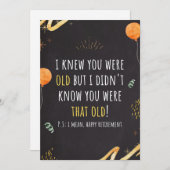 gezegde voor grappige pensionering feestdagenkaart (Voorkant / Achterkant)