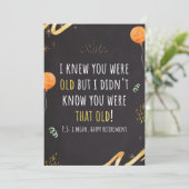 gezegde voor grappige pensionering feestdagenkaart (Staand voorkant)