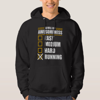 Gezegde voor joggen bij uitvoering looppas hoodie