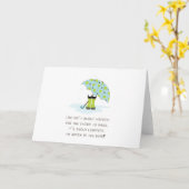 Gezegde voor regendag kaart (Gele Bloem)