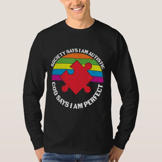 Gezegde voor religieuze autisme t-shirt (Voorkant)