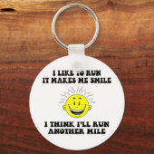 Gezegde voor snellopen sleutelhanger (Voorkant)