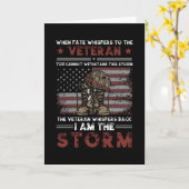 Gezegde voor veteranenStorm Kaart (Gele Bloem)
