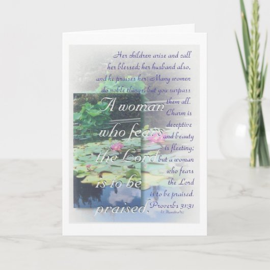 Gezegden 31 de kaart van het vrouwenMoederdag (Voorkant)