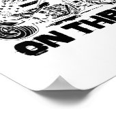 Gezegden bijsnijden | Trekkerproeven motorfietscad Poster (Hoek)