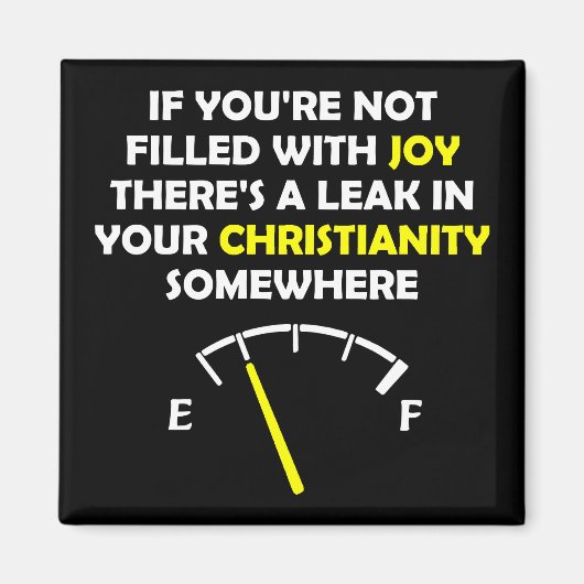 Gezegden Christelijke prijsopgave met joy-vulling Magneet (Voorkant)