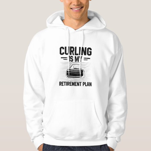 Gezegden | Curler Curl Winter Sports Gift Hoodie (Voorkant)