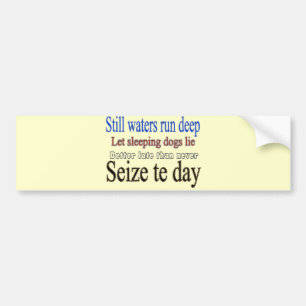Gezegden fameuze offertes bumpersticker