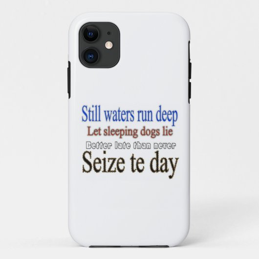 Gezegden fameuze offertes Case-Mate iPhone case (Achterkant)