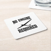 Gezegden | Gliding Pilot Soaring Gift Kartonnen Onderzetters (Schuin)