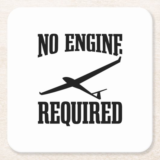 Gezegden | Gliding Pilot Soaring Gift Kartonnen Onderzetters (Voorkant)