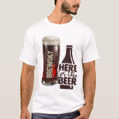 Gezegden | Hier voor de bierdoe-het-zelf formuleri T-shirt (Voorkant)