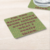 Gezegden Kartonnen Onderzetters (Schuin)