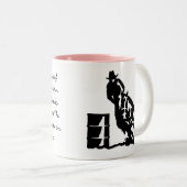 Gezegden Koffie-Mok Tweekleurige Koffiemok (Voorkant rechts)