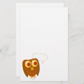 Gezegden Owl Briefpapier (Voorkant / Achterkant)