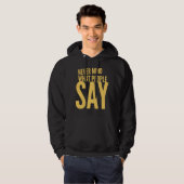 Gezegden T-shirt Funny Hoodie Quote grappige xmen (Voorkant volledig)