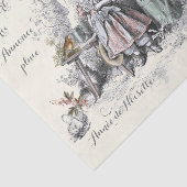 Gezegden van de Franse tuinbouwer kunnen alleen zw Tissuepapier (Detail)