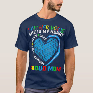 Gezegden van het hart Moeder Draag Blauwe Dochter  T-shirt