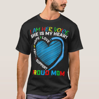 Gezegden van het hart Moeder Draag Blauwe Dochter  T-shirt