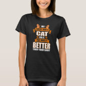 gezegden van katten 7 t-shirt (Voorkant)