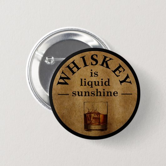 gezegden van korte whisky ronde button 5,7 cm (Voorkant /achterkant)
