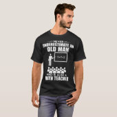 Gezegden van oude Mannen Wiskunden koelen af T-shirt (Voorkant volledig)