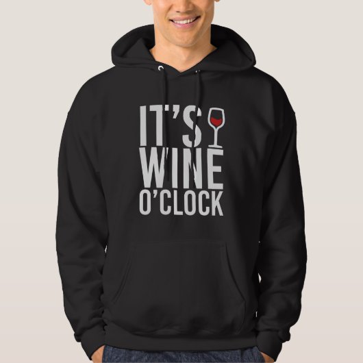 Gezegden van wijn hoodie (Voorkant)