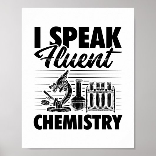 Gezegden voor chemieonderwijzers | Schroefgeschenk Poster (Voorkant)