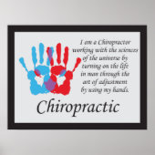 Gezegden voor chiropractische aanpassingen poster (Voorkant)