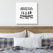 Gezegden voor de jacht op pijlstormvogels | Flintk Canvas Afdruk (Insitu (Slaapkamer))