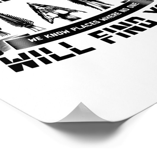 Gezegden voor de jacht op pijlstormvogels | Flintk Poster (Hoek)