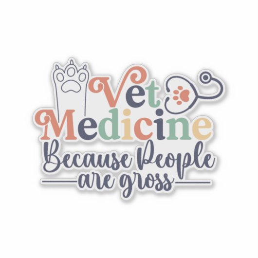 gezegden voor diergeneesmiddelen sticker (Voorkant)