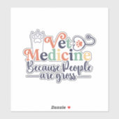 gezegden voor diergeneesmiddelen sticker (Vel)