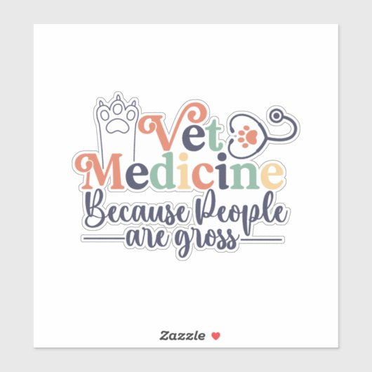 gezegden voor diergeneesmiddelen sticker (Vel)