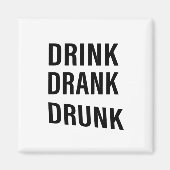 gezegden voor grappige drinkers magneet (Voorkant)