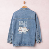 Gezegden voor kat en kattenvet denim jacket (Hangar)