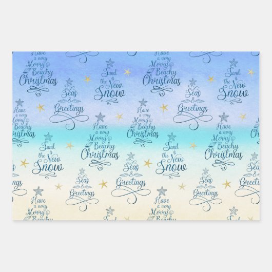 Gezegden voor kerstfeestdagen inpakpapier vel (Voorkant)