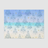 Gezegden voor kerstfeestdagen tissuepapier (Voorkant)