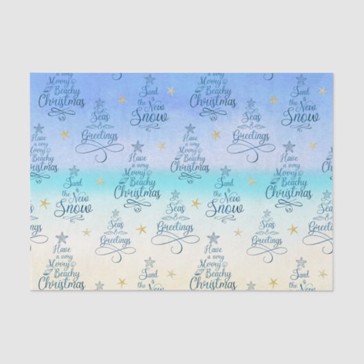 Gezegden voor kerstfeestdagen tissuepapier (Voorkant)