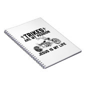 Gezegden voor testcyclus | Trikertrikes Gift Idee Notitieboek (Rechterzijde)