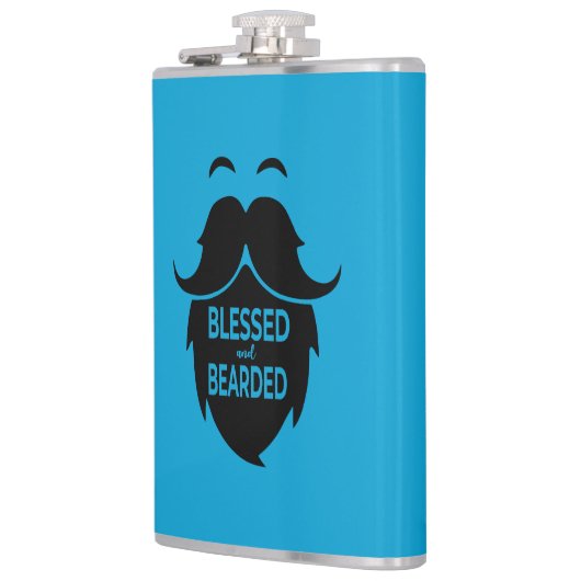 Gezegeld en gebogen heupfles (Links)