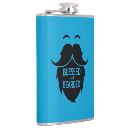 Gezegeld en gebogen heupfles (Rechts)