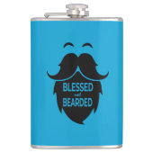 Gezegeld en gebogen heupfles (Voorkant)